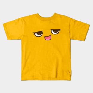 Smirking Cute Face Kids T-Shirt